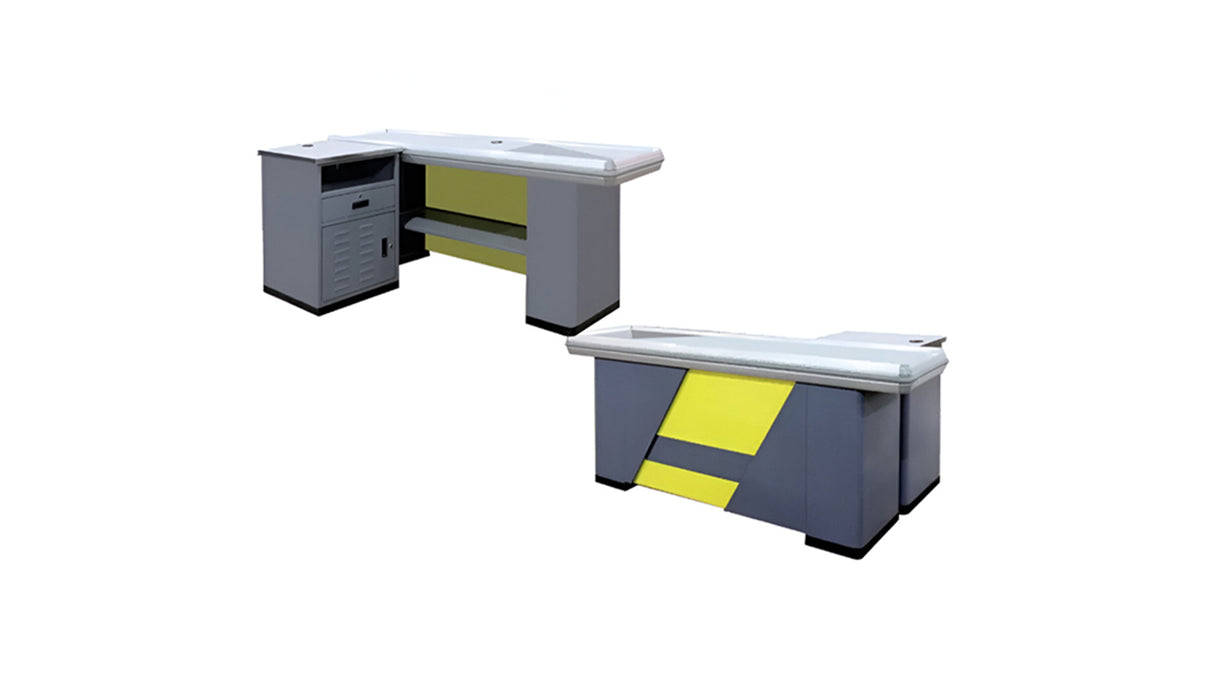 Caisse Supermarché Acier Inox