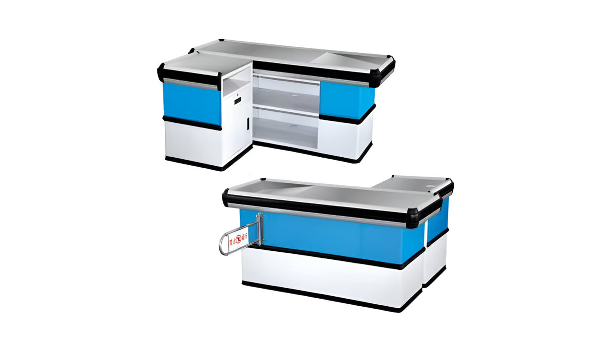 Comptoir Caisse en Acier Inox