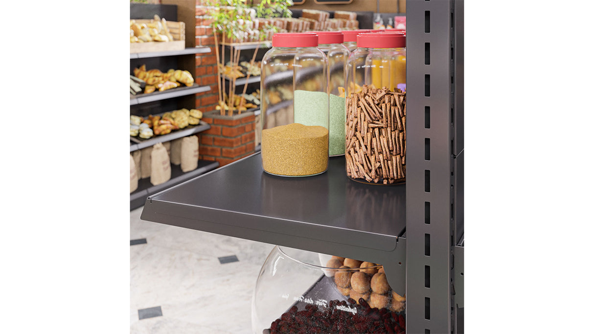 Étagère Gondole robuste – Rayonnage métallique réglable pour commerce