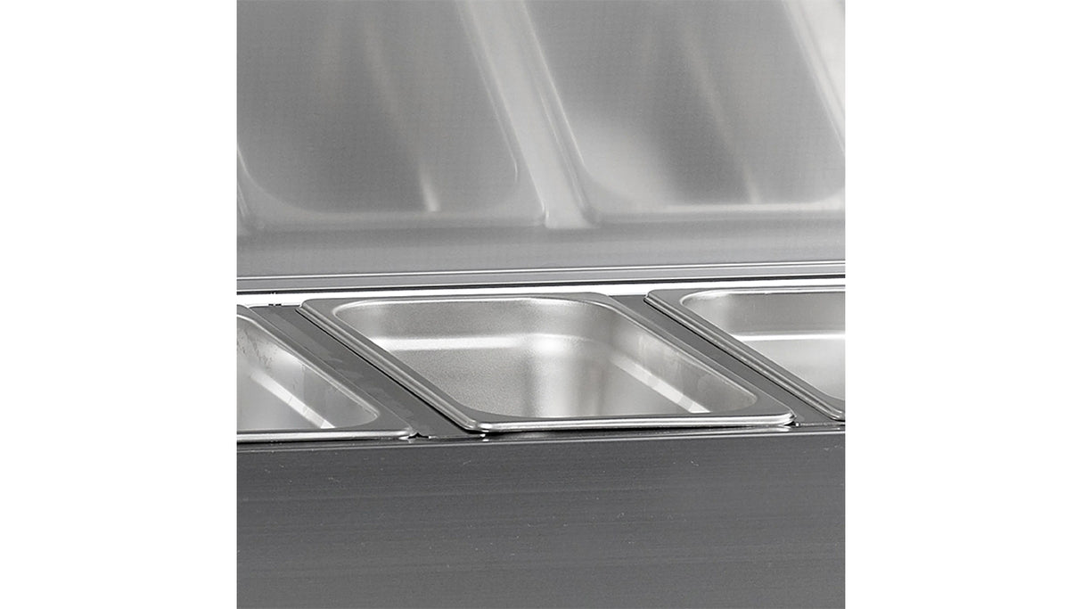 Vitrine réfrigérée GN1/3 GVC38-120 S/S – Équipement professionnel