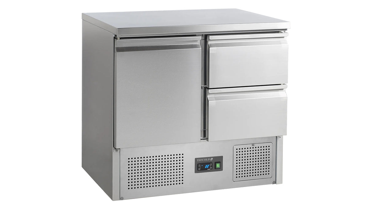 Comptoir réfrigéré saladette GN1/1 SA912 – Meuble professionnel