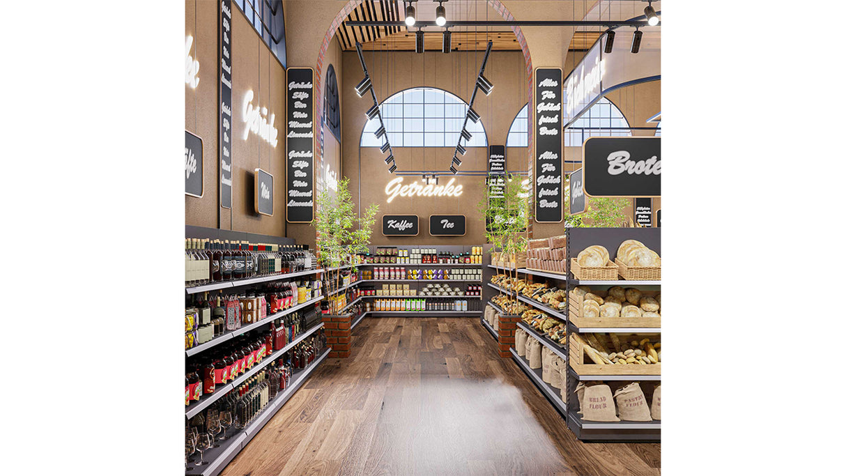 Gondole d’exposition – Ensemble complet