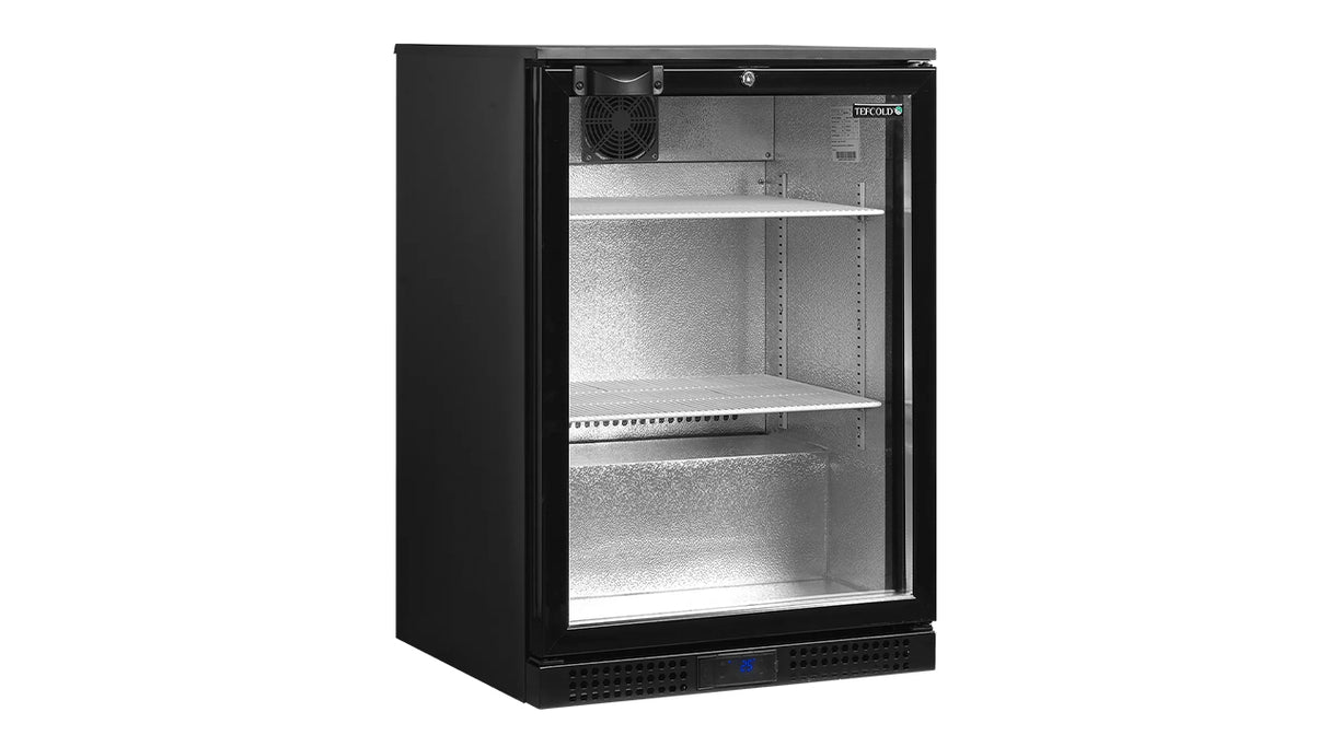 Réfrigérateur de Bar DB126H avec Porte Vitrée et Éclairage LED - Classe Énergétique A