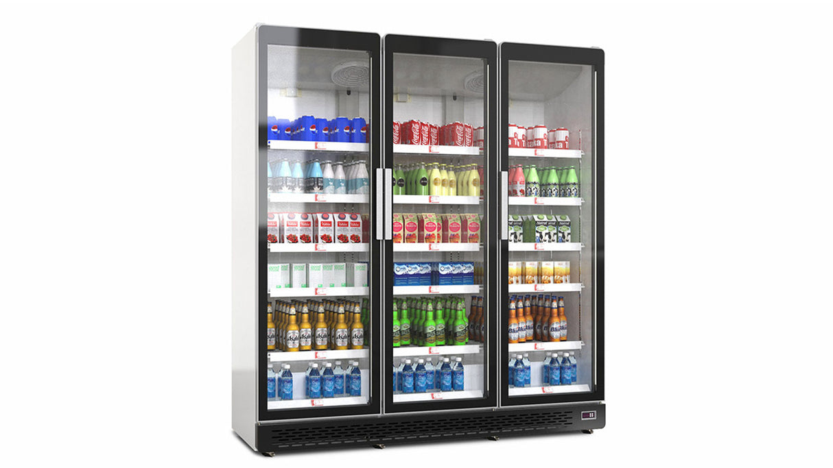 Vitrine Réfrigérée Professionnelle à Porte Vitrée – Grande Capacité 3 Portes AGR-1690FA