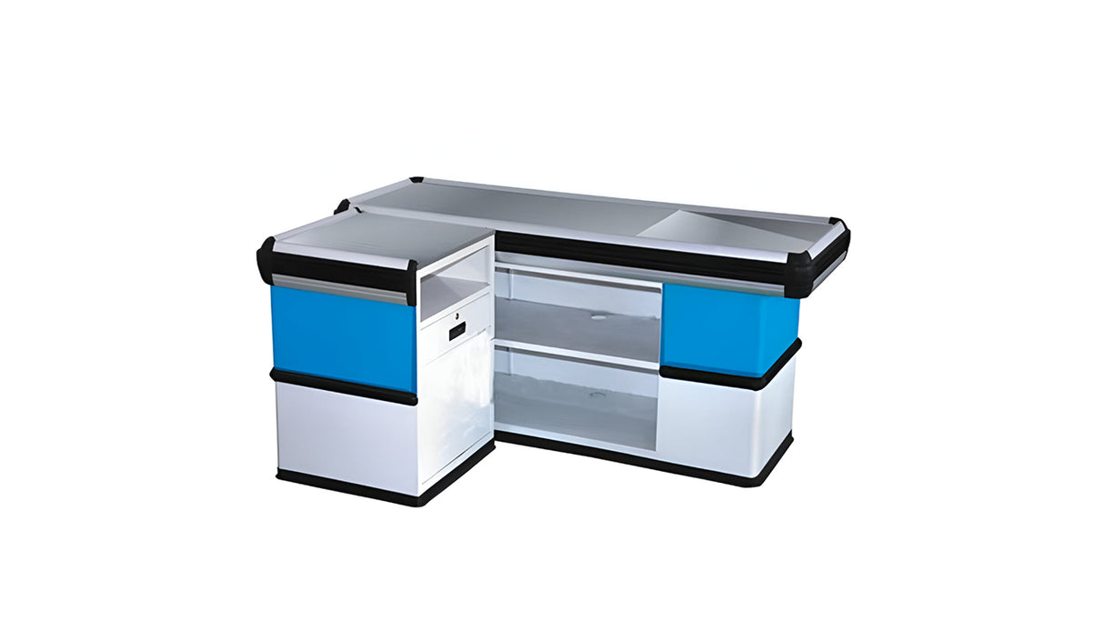 Comptoir Caisse en Acier Inox