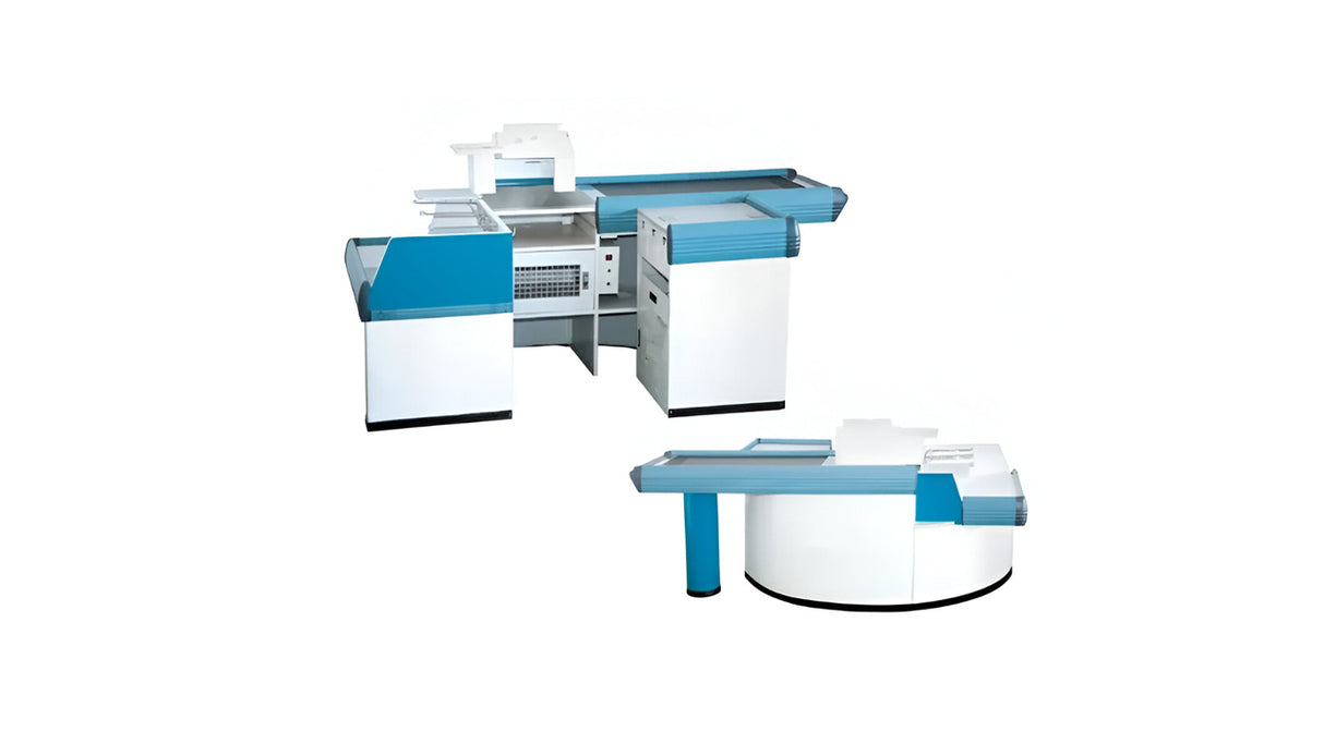 Caisse Supermarché avec Convoyeur