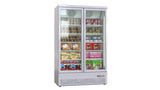 Vitrine Congélateur de Luxe à Montage Supérieur / Inférieur – Noir / Blanc – Porte Double