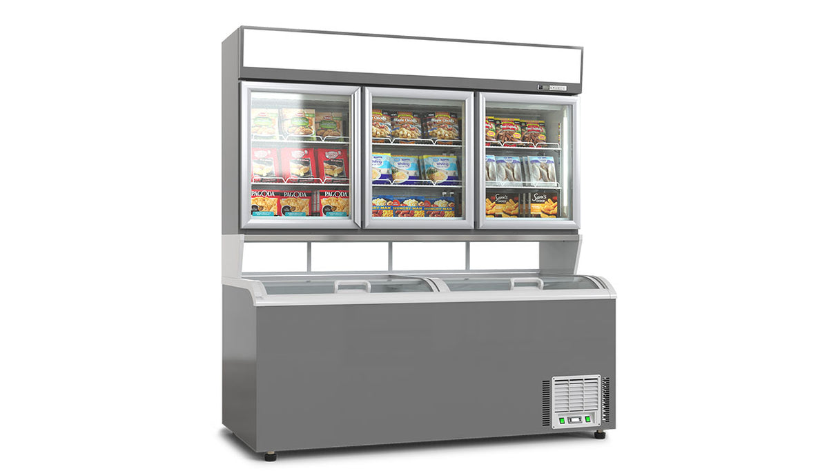Vitrine Réfrigérée Ouverte AGR-DL – Refroidisseur d’Exposition Commercial Professionnel