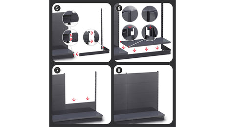 Gondole d’exposition – Ensemble complet
