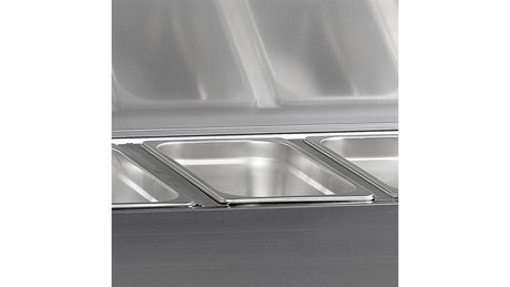 Vitrine réfrigérée GN1/3 GVC38-120 S/S – Équipement professionnel