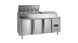 Comptoir de préparation sandwich GN1/1 SS7300 – Meuble professionnel
