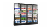 Vitrine Réfrigérée Professionnelle à Porte Vitrée – Grande Capacité 4 Portes AGR-2080FA