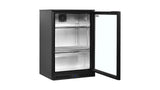 Arrière de Bar Réfrigéré 1 Porte Vitrée – BA11H (128 L, Noir, Classe Énergétique A)