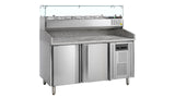 Table à Pizza Réfrigérée GN 1/1 avec Module à Garniture – PT1200 + GVC38-150