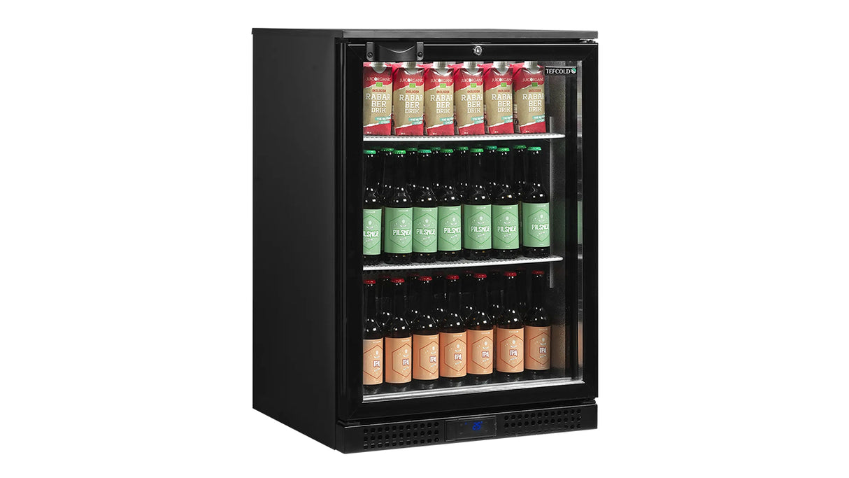 Réfrigérateur de Bar DB126H avec Porte Vitrée et Éclairage LED - Classe Énergétique A