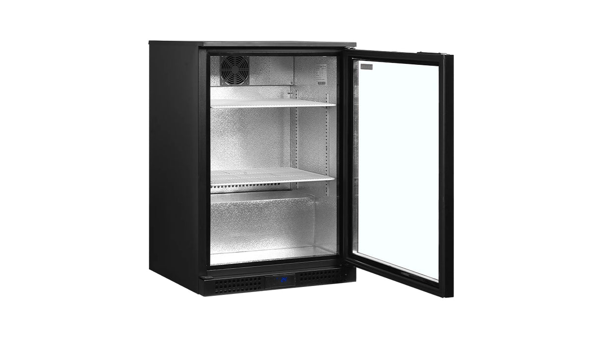 Réfrigérateur de Bar DB126H avec Porte Vitrée et Éclairage LED - Classe Énergétique A
