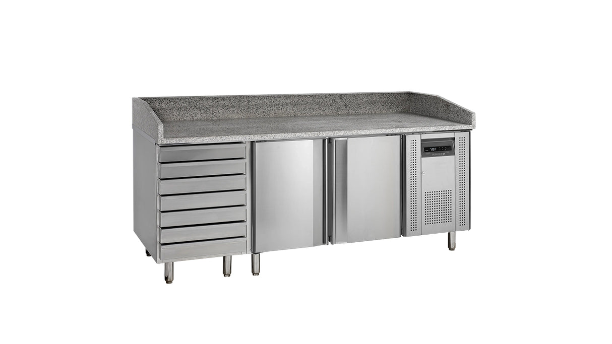 Table à Pizza Réfrigérée GN 1/1 en Inox – PT1310