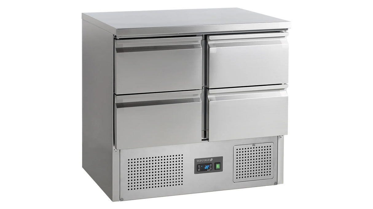 Comptoir réfrigéré saladette GN1/1 SA914 – Meuble professionnel