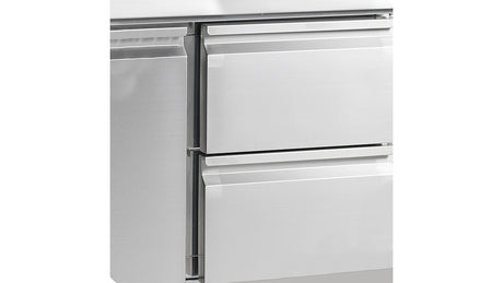 Comptoir à Pizza Réfrigéré GN 1/1 en Inox – PT1365