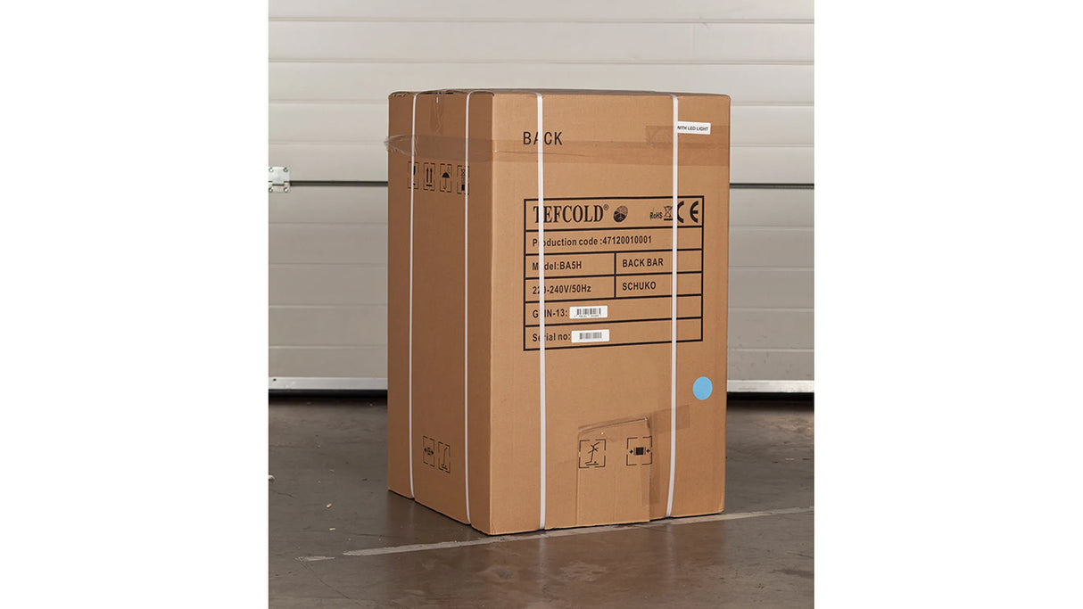 Arrière de Bar Réfrigéré 2 Portes Vitrées – BA21H (196 L, Noir, Classe Énergétique A)