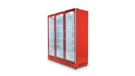 Professional Refrigerated Display Case with Glass Door – Large Capacity 2 Doors AGR-1100FA