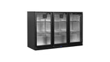 Arrière de Bar Réfrigéré 2 Portes Vitrées – BA26H (190 L, Noir, Classe Énergétique A)
