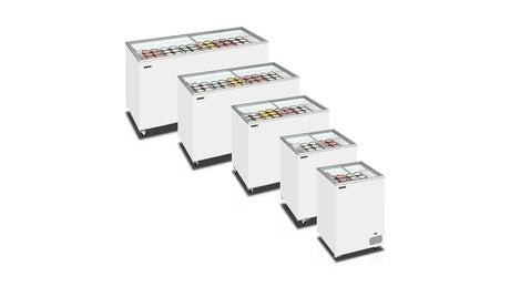 Congélateur de Crème Glacée – IC401SC (350 L, Blanc, Classe Énergétique D)